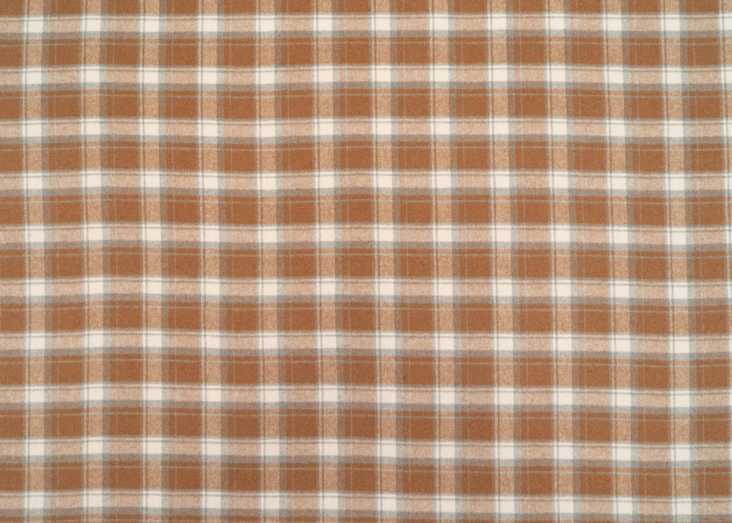The Beech plaid Fabric in Nutmeg || Yardage