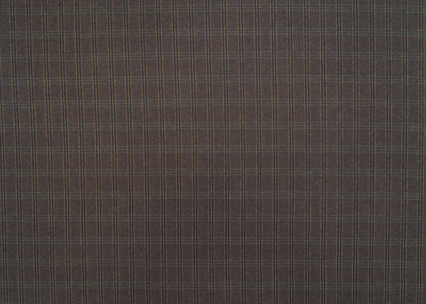 The Glenwood Plaid Fabric in Charbrown || Yardage