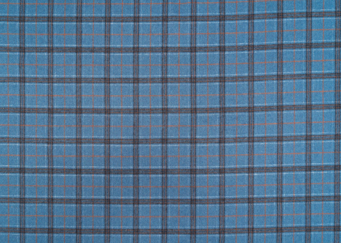 The James Plaid Fabric in Tang Indigo || Yardage