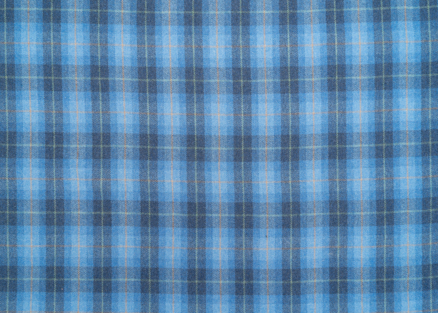The Six Mile Plaid Fabric in Reservoir || Yardage