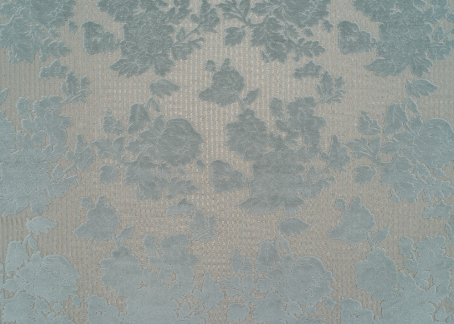 The Tharper Pinstripe Fabric in Minted-Spa || Yardage