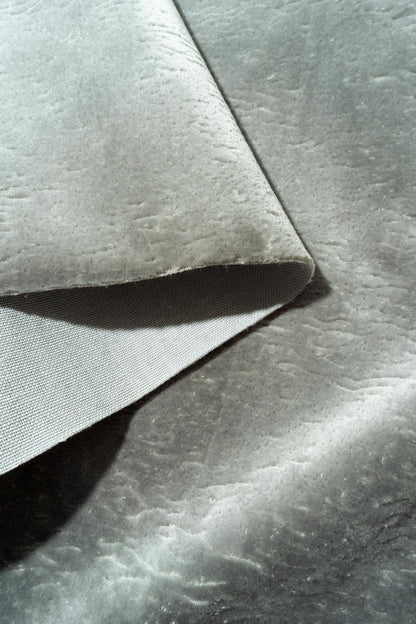 The All Over You Velvet Fabric in Smoke || Folded