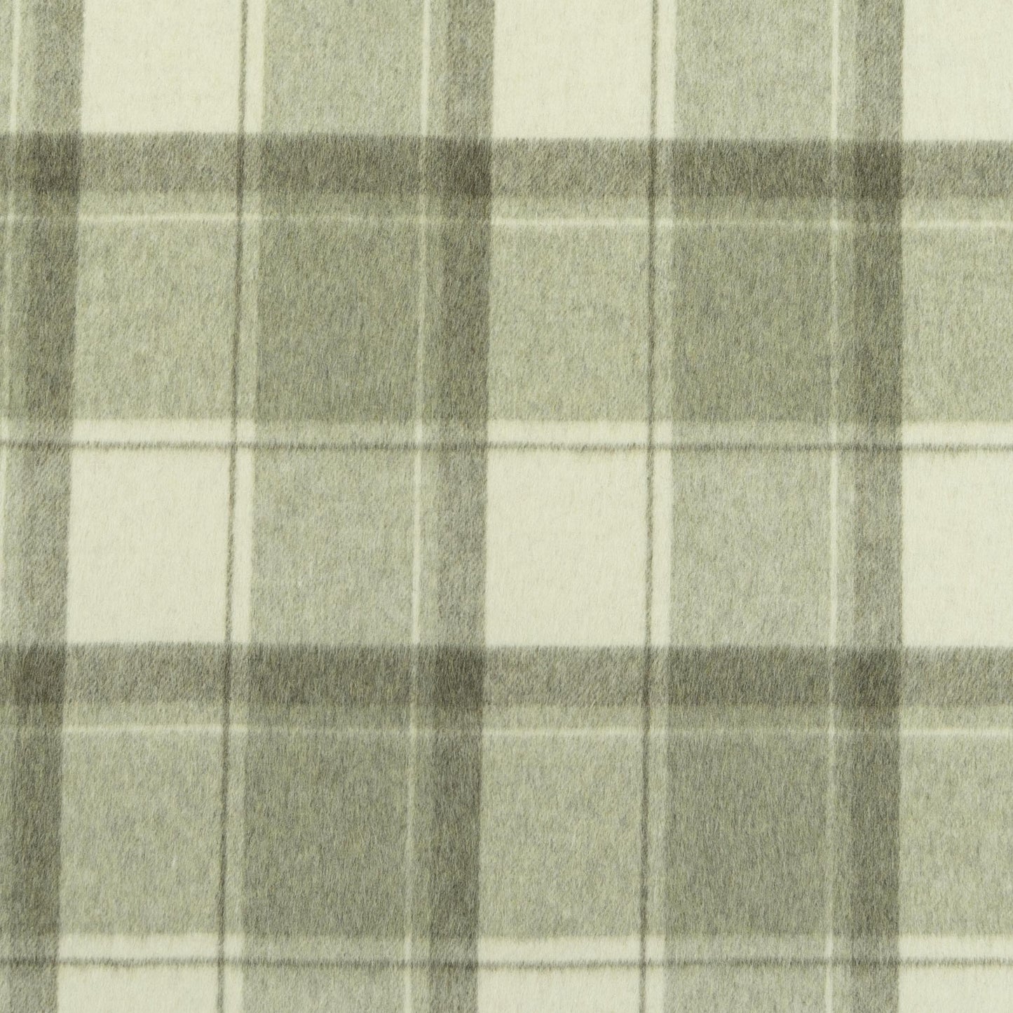 The Arapaho Plaid Fabric in Vanilla Sage || Close Up