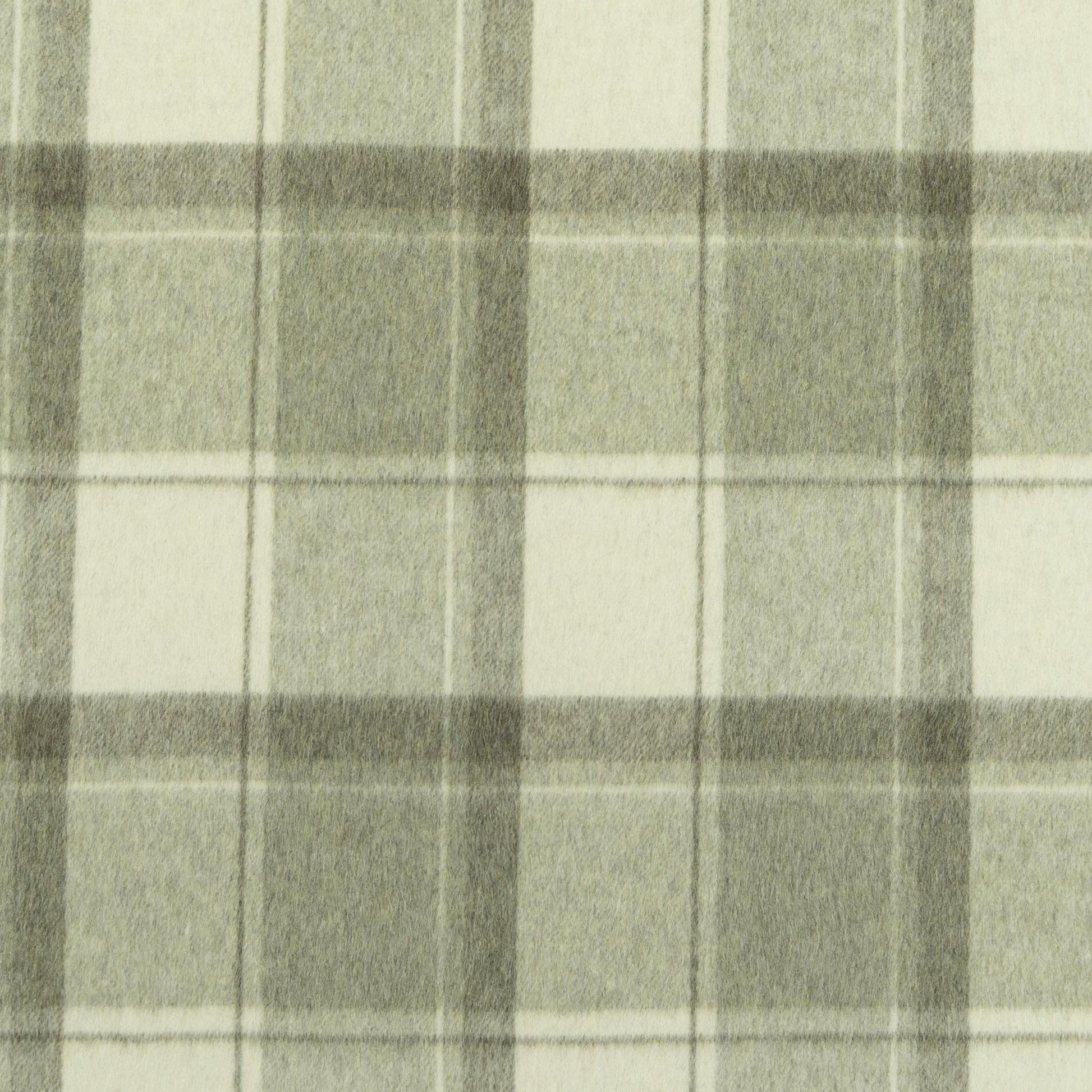 The Arapaho Plaid Fabric in Vanilla Sage || Close Up