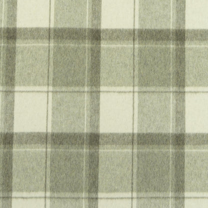 The Arapaho Plaid Fabric in Vanilla Sage || Close Up