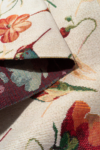 The Atune Tapestry Fabric in Nectar || Folded