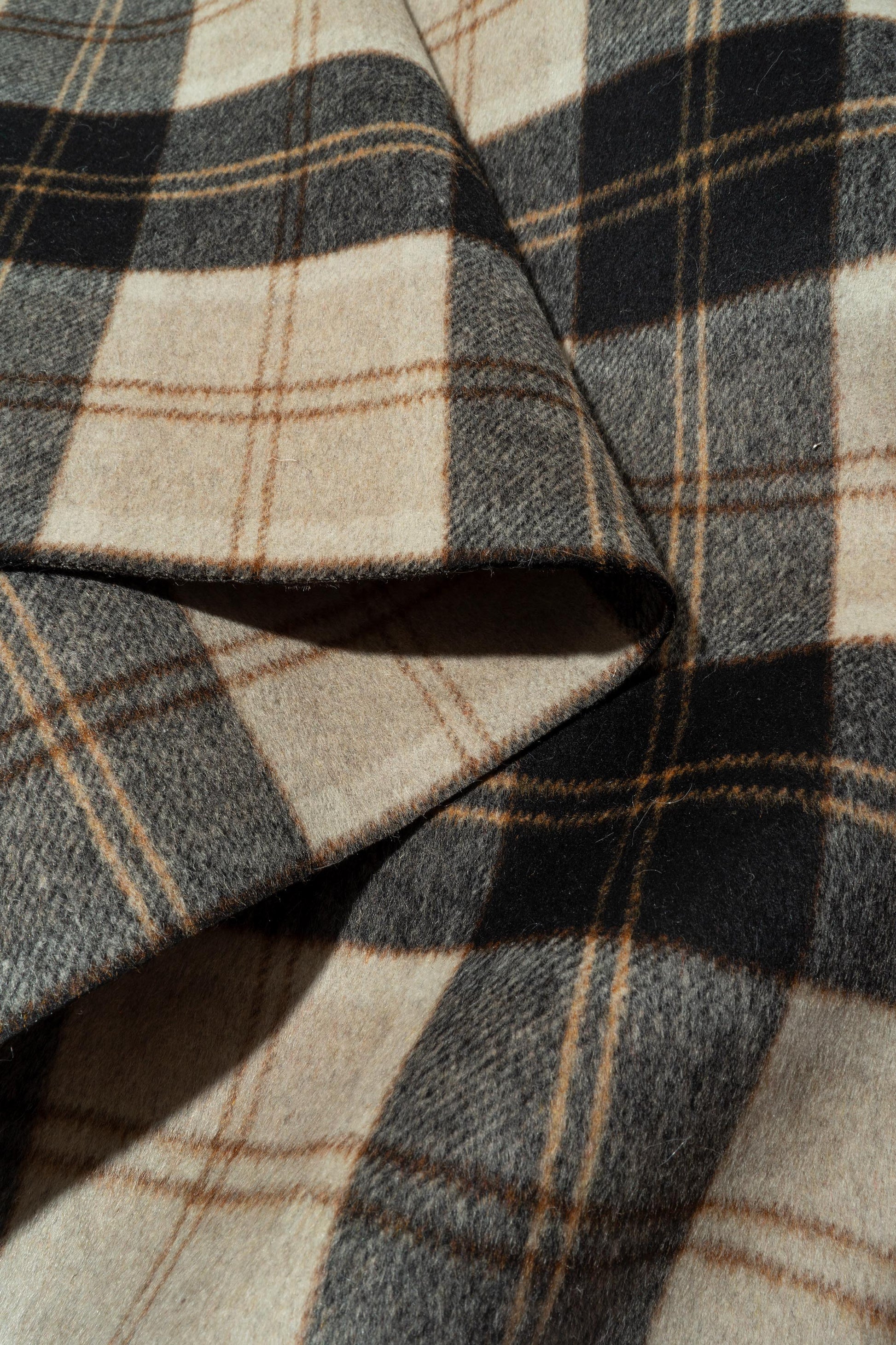 The Auggie Plaid Fabric in Dapple || Folded