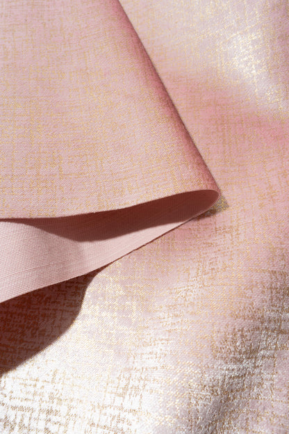 The Awe Velvet Fabric in Barbie Pink || Folded