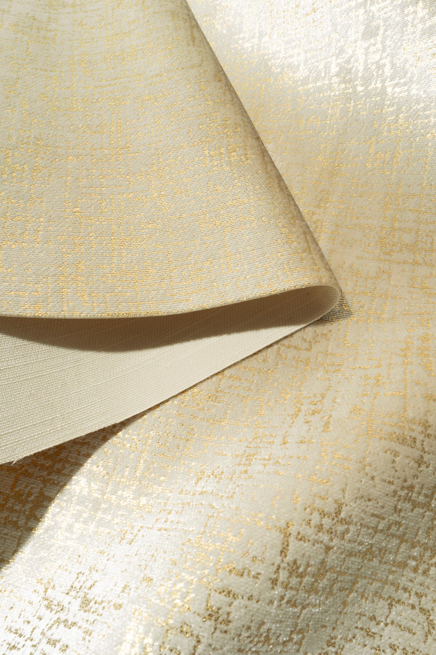 The Awe Velvet Fabric in Champs || Folded