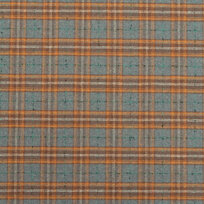 The Barker Plaid Fabric in Claystone || Close Up