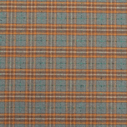 The Barker Plaid Fabric in Claystone || Close Up