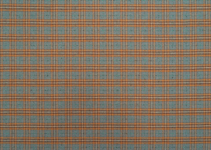 The Barker Plaid Fabric in Claystone || Yardage