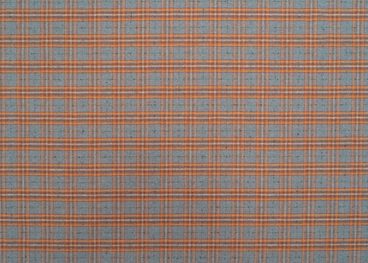 The Barker Plaid Fabric in Claystone || Yardage