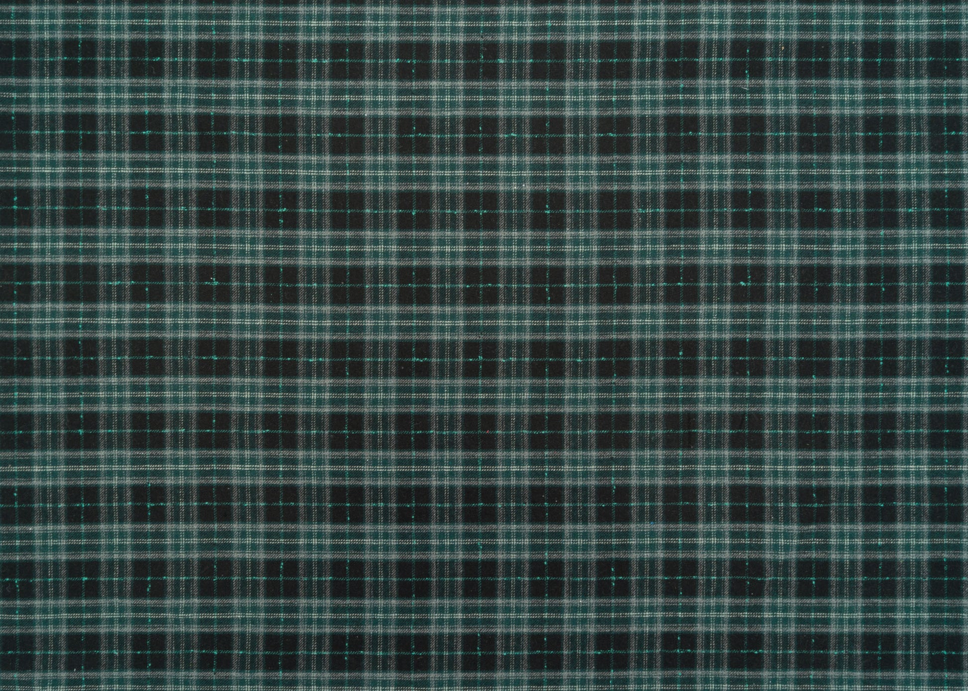 The Barker Plaid Fabric in Navy Green || Yardage