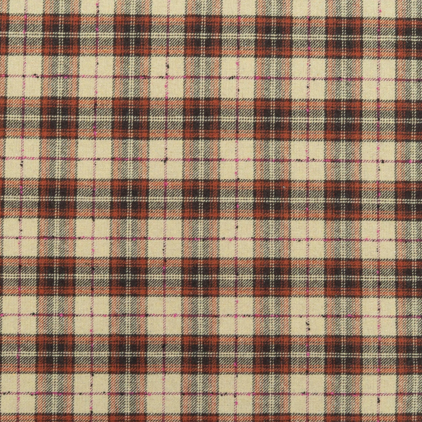 The Barker Plaid Fabric in Old Fashioned || Close Up