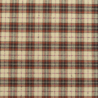 The Barker Plaid Fabric in Old Fashioned || Close Up