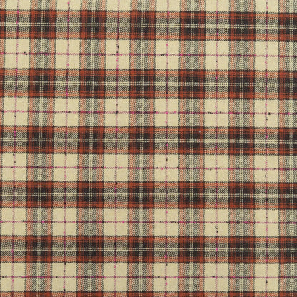 The Barker Plaid Fabric in Old Fashioned || Close Up