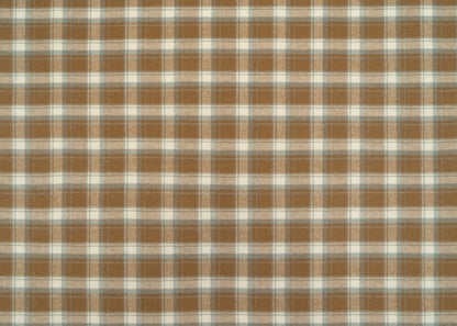 The Beech Plaid Fabric in Nutmeg || Yardage