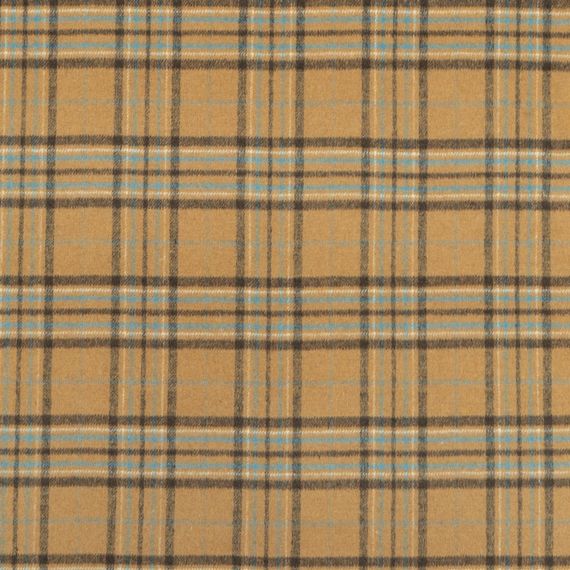 The Ben Plaid Fabric in Tannerly || Close Up