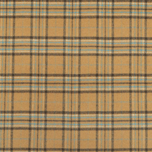 The Ben Plaid Fabric in Tannerly || Close Up