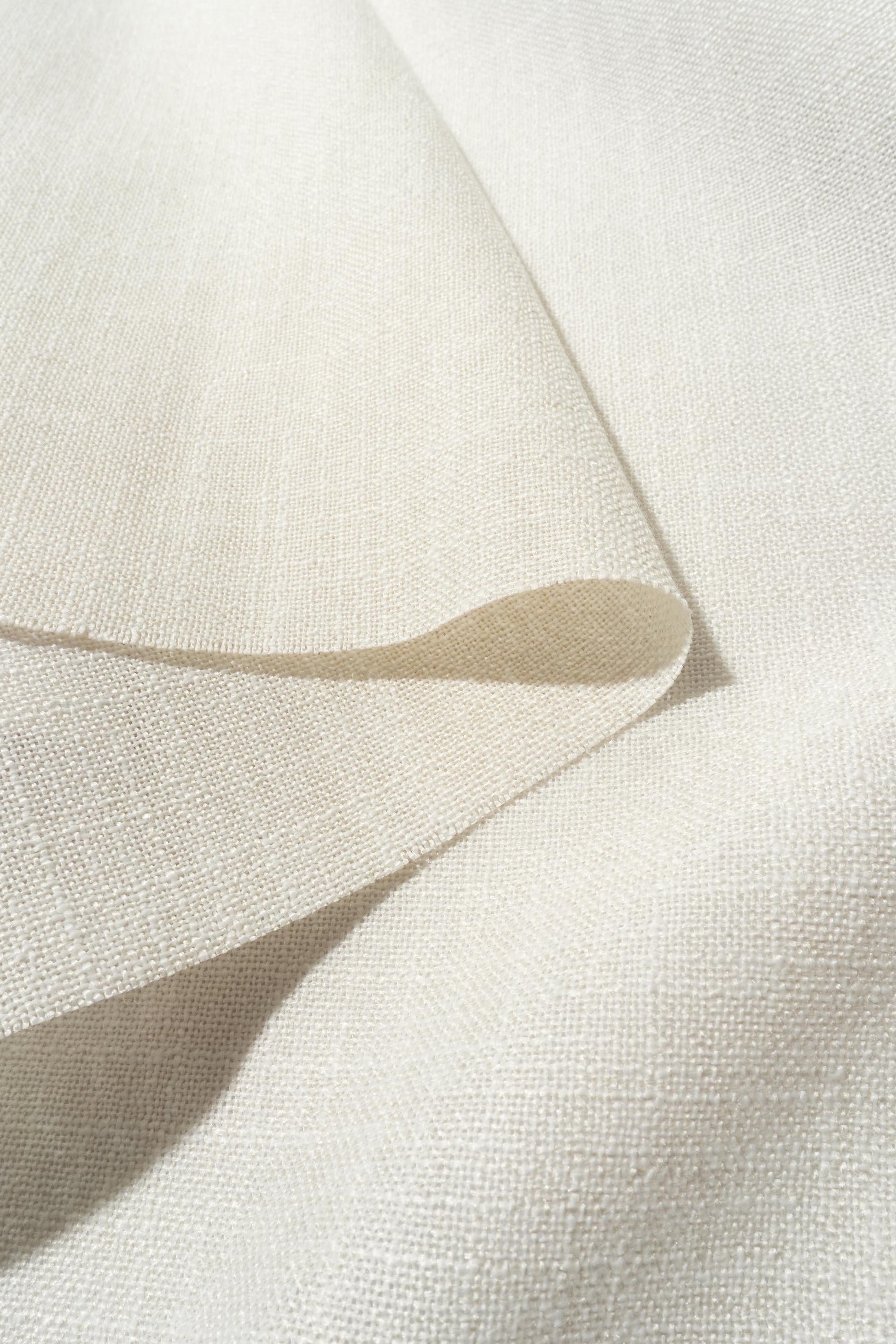 The Bravo Fabric in Bleached White || Folded