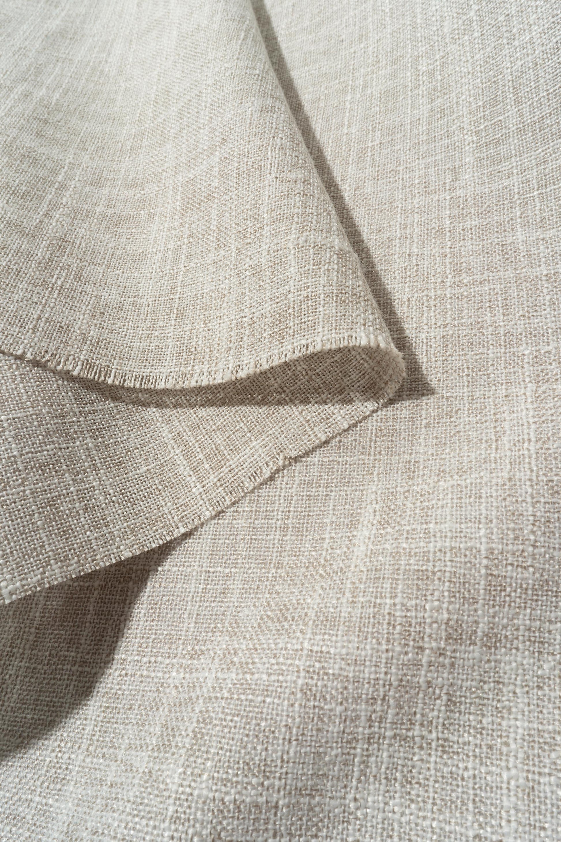 The Bravo Fabric in Natural Tone || Folded