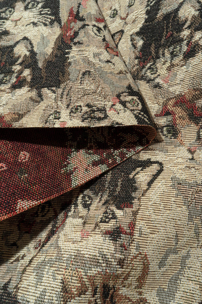 The Cats Meow Fabric in Calico || Folded