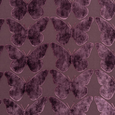 The Coleous Fabric in Aubergine || Close Up