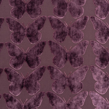 The Coleous Fabric in Aubergine || Close Up