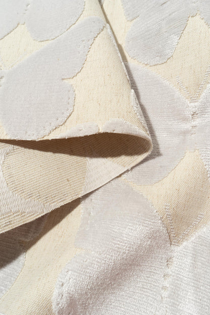 The Coleous Fabric in Icing || Folded
