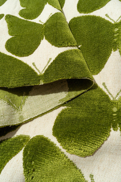 The Coleous Fabric in Kiwi || Folded