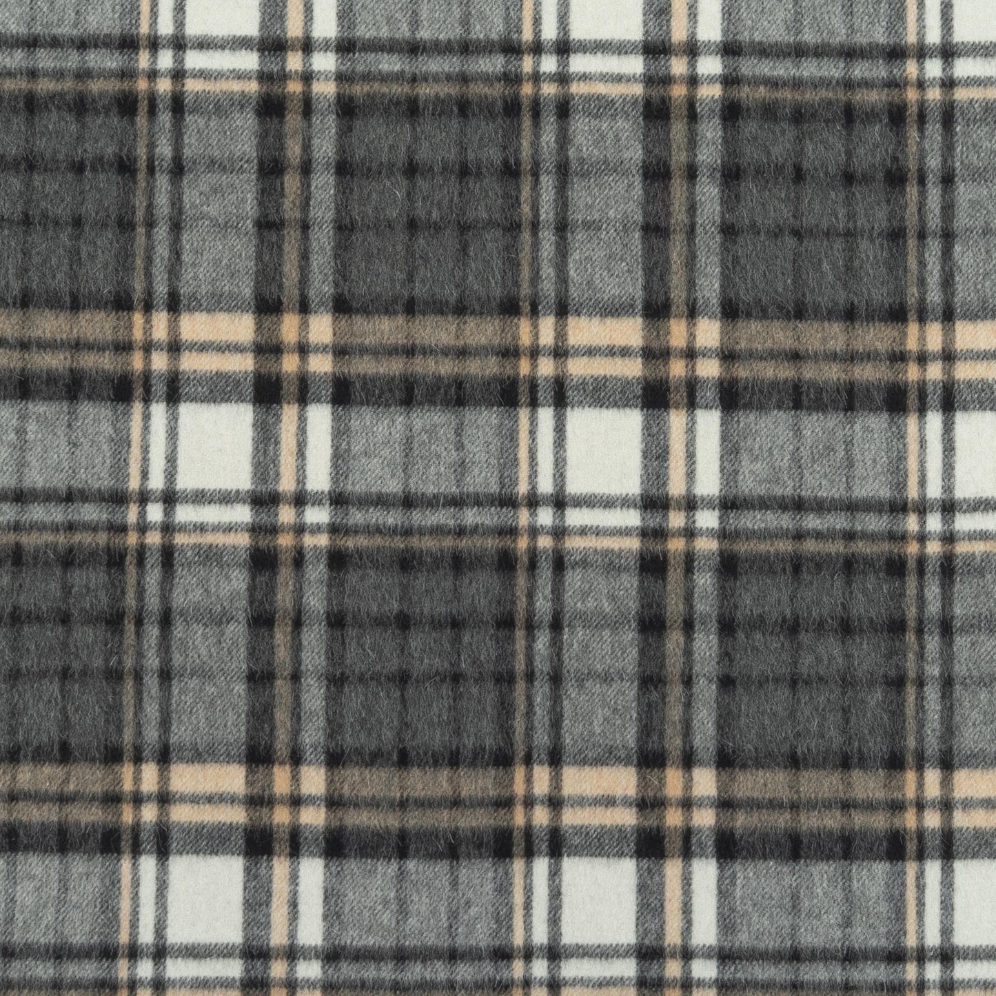 The Estes Park Plaid Fabric in Gun Barrel || Close Up