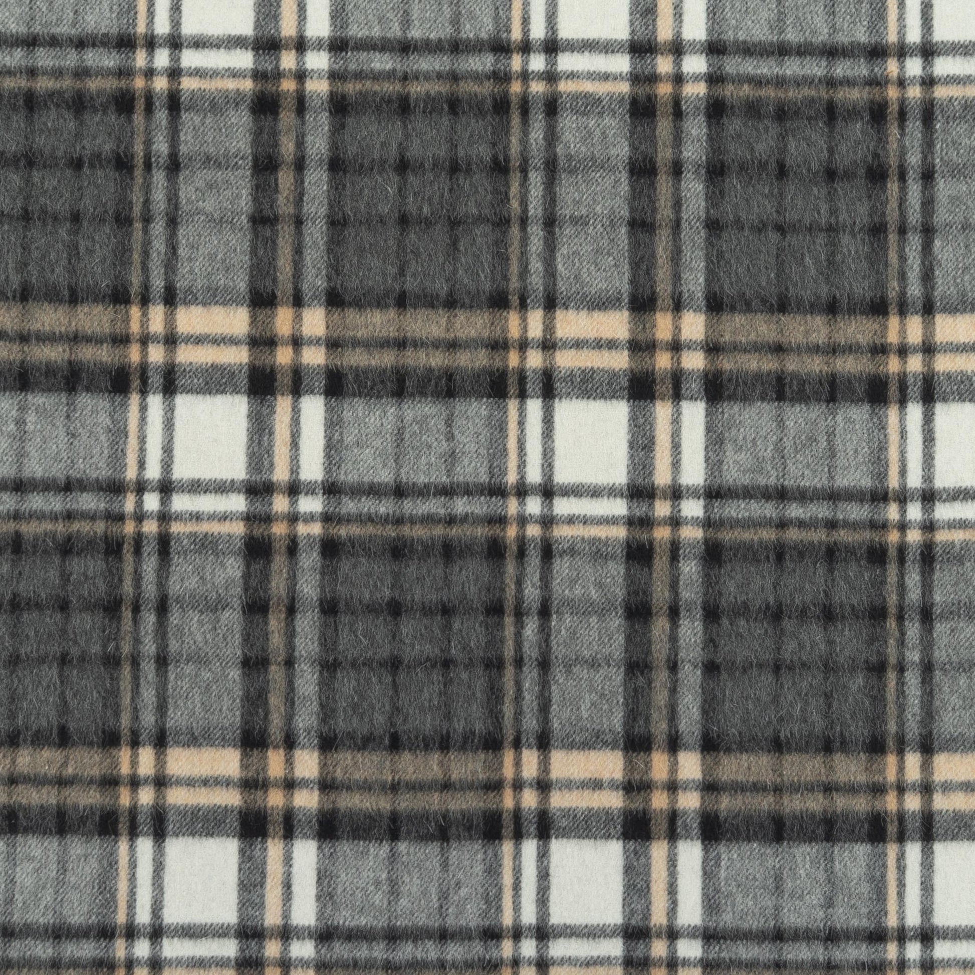 The Estes Park Plaid Fabric in Gun Barrel || Close Up