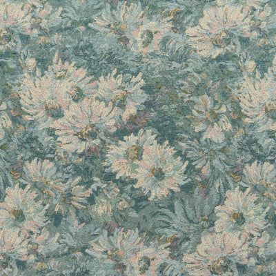 The Fisher Flora Fabric in Lakeside || Close Up