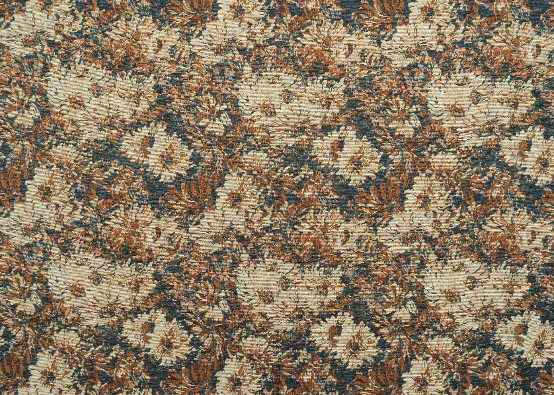 The Fisher Flora Fabric in Rustic Night || Yardage