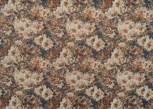 The Fisher Flora Fabric in Rustic Night || Yardage