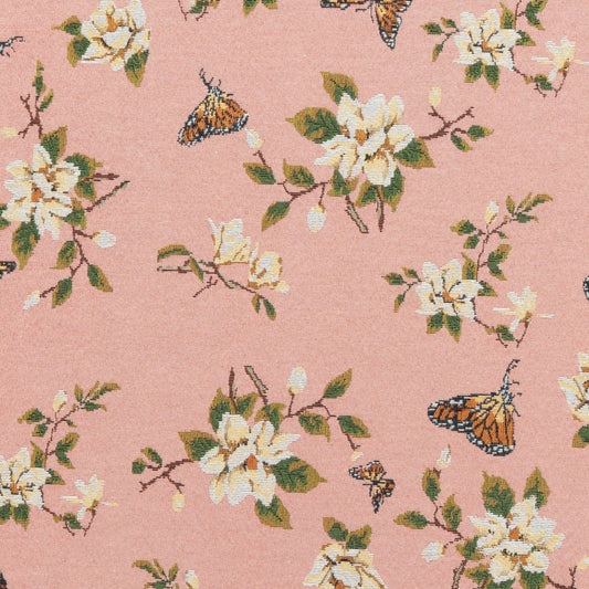 The Flutter Fabric in Carnation || Close Up