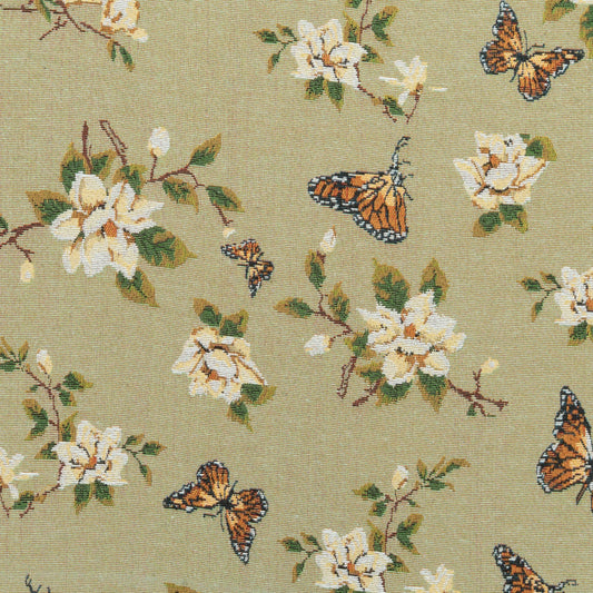 The Flutter Fabric in Lily Pad || Close Up