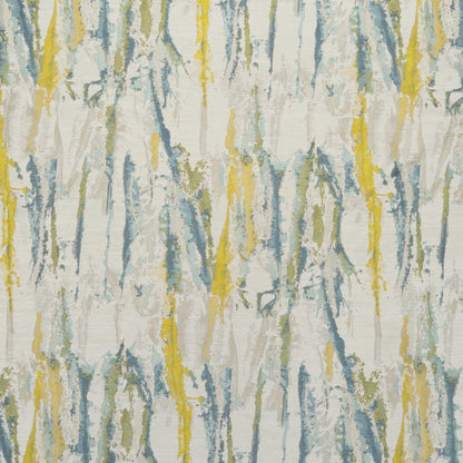 The Folly Fabric in Blue Curacao || Close Up