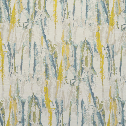 The Folly Fabric in Blue Curacao || Close Up
