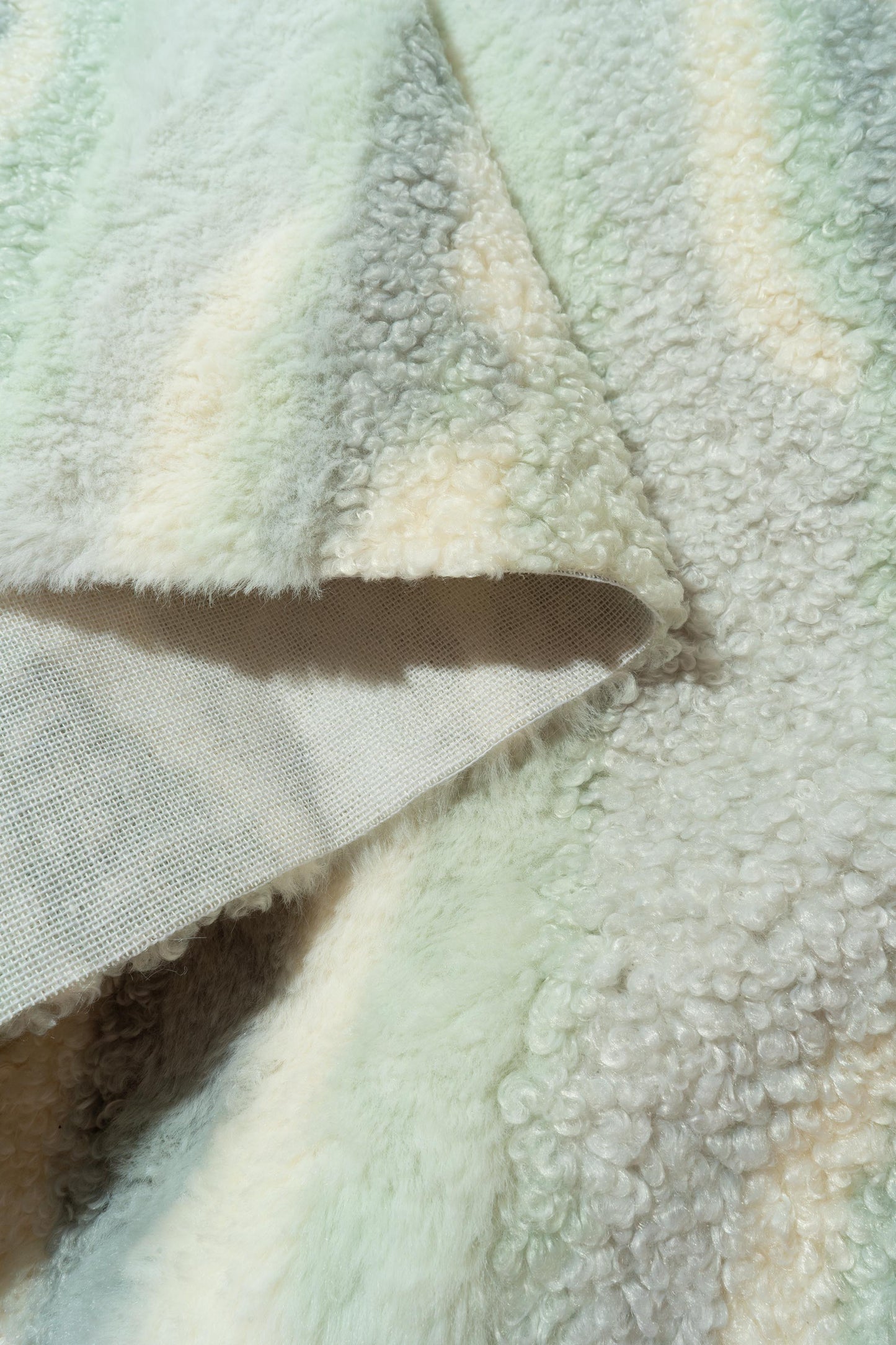 The Furby Fabric in Glacier || Folded