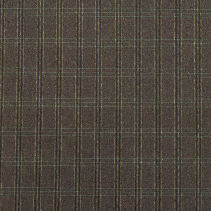 The Glenwood Plaid Fabric in Charbrown || Close Up