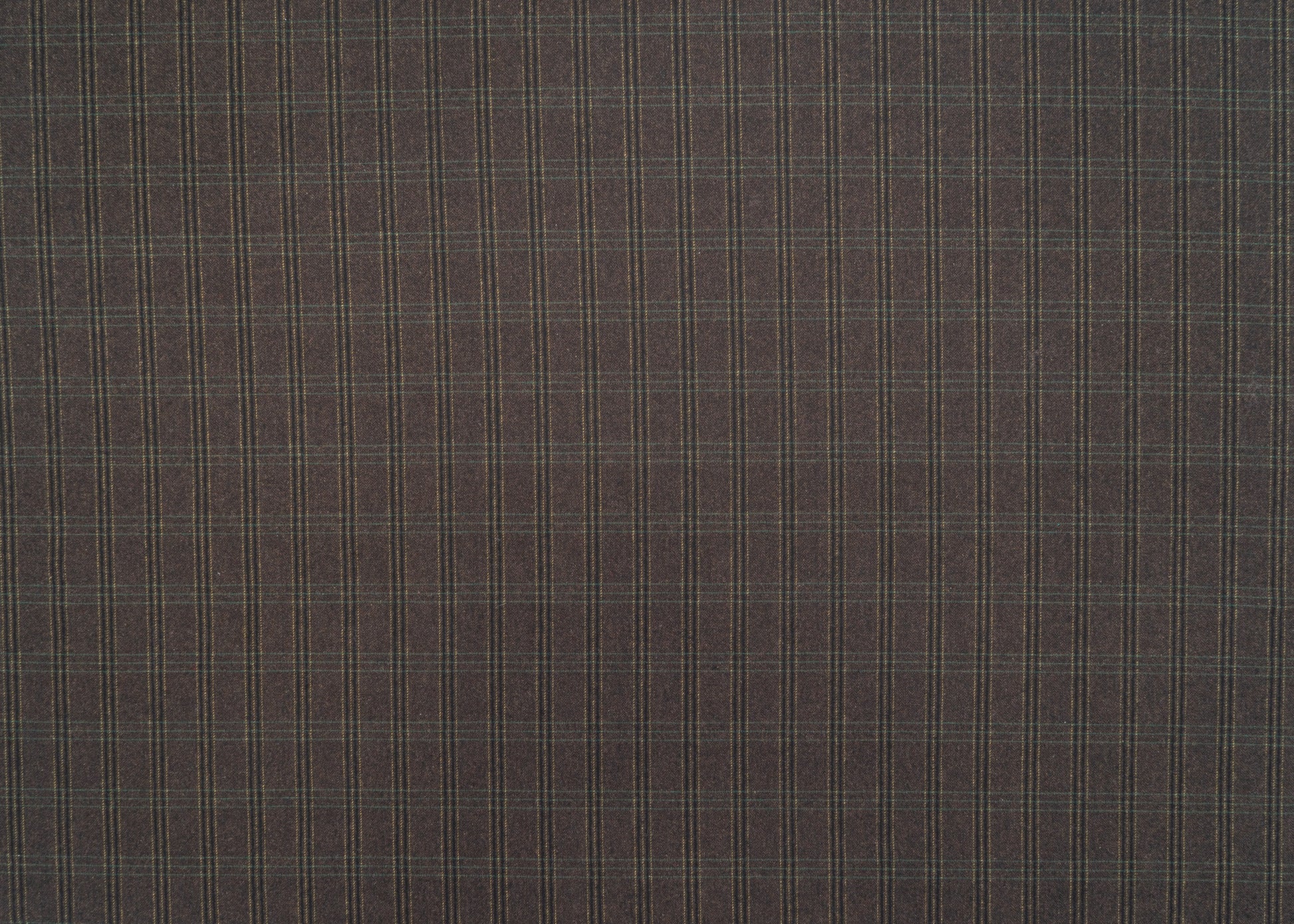 The Glenwood Plaid Fabric in Charbrown || Yardage