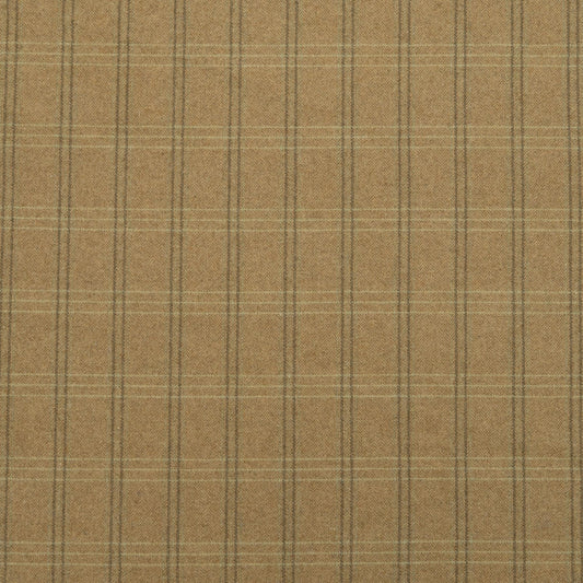The Glenwood Plaid Fabric in Suntan || Close Up