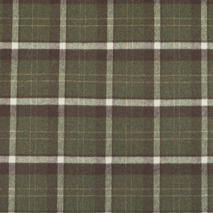 The Hawthorne Plaid Fabric in Forestry || Close Up