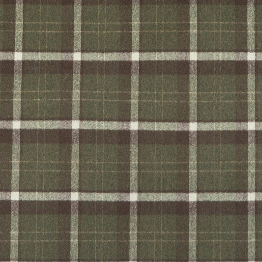 The Hawthorne Plaid Fabric in Forestry || Close Up