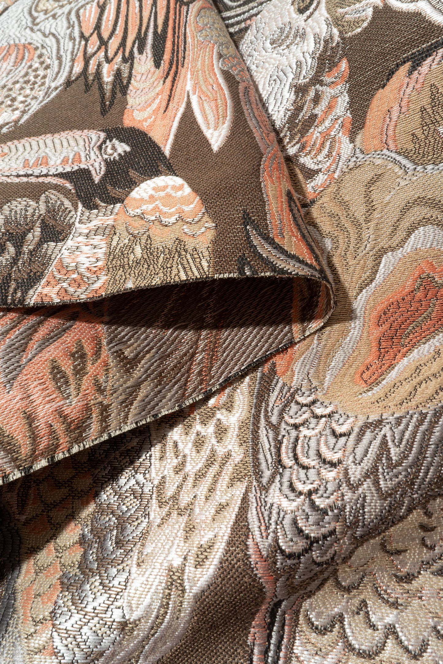 The Im like a bird Fabric in Grapefruit || Folded