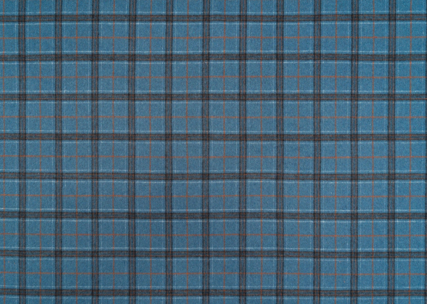 The James Plaid Fabric in Tang Indigo || Yardage