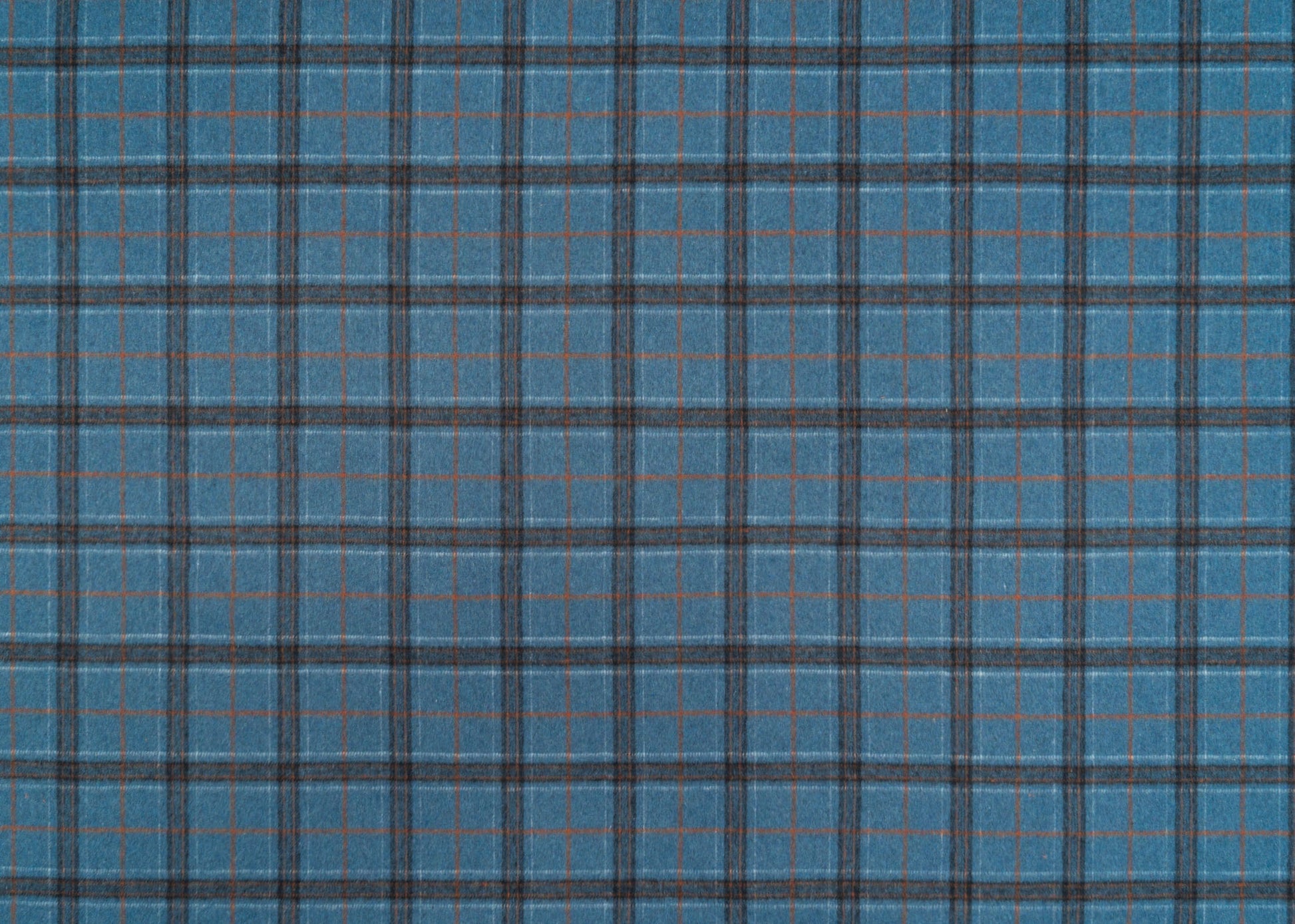 The James Plaid Fabric in Tang Indigo || Yardage
