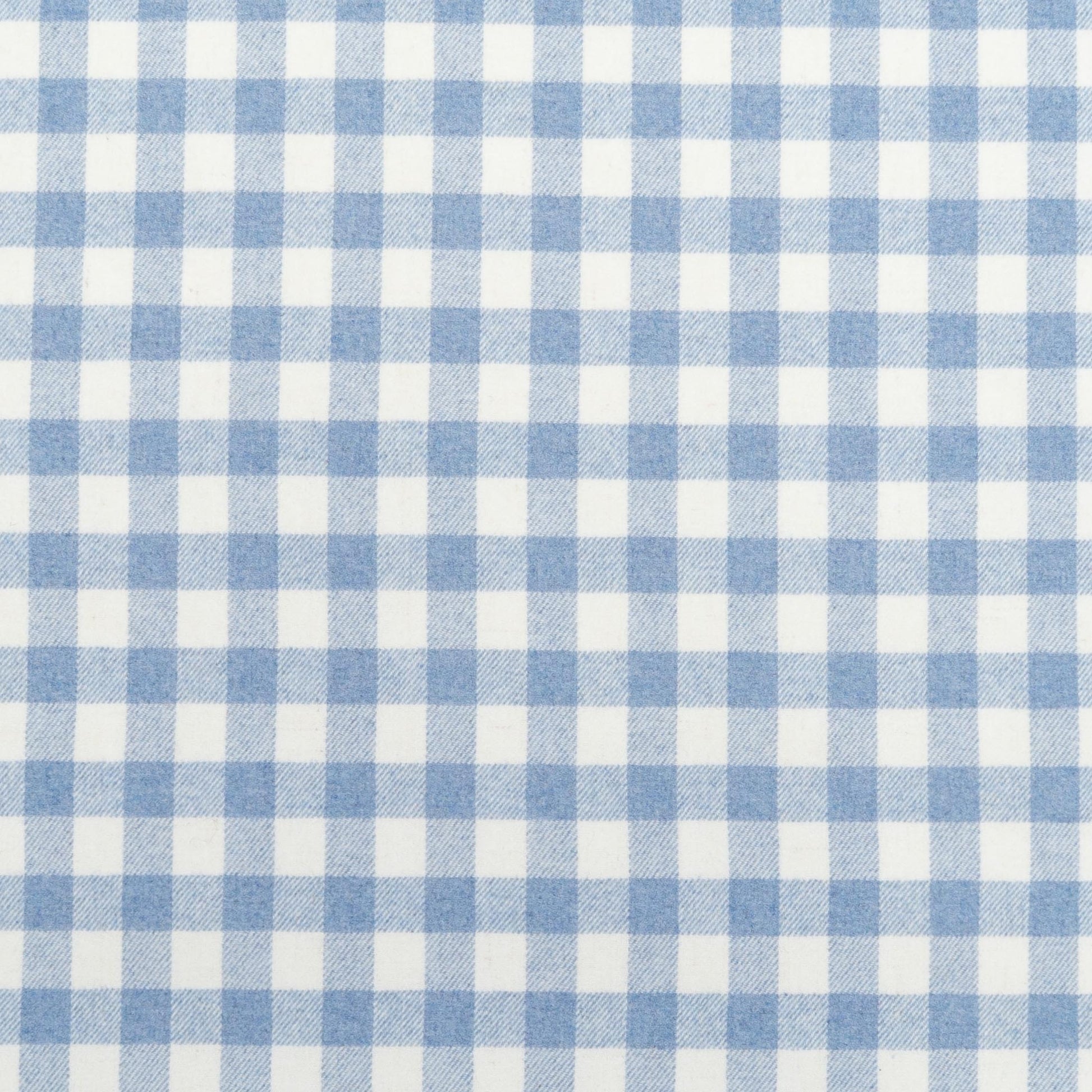 The Leyden Check Fabric in Blue Belle || Close Up
